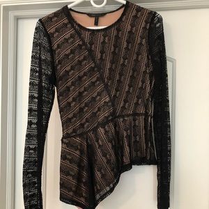 BCBG asymmetrical top